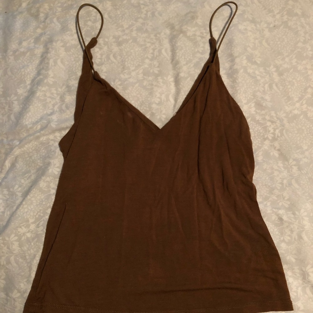 Green crop top